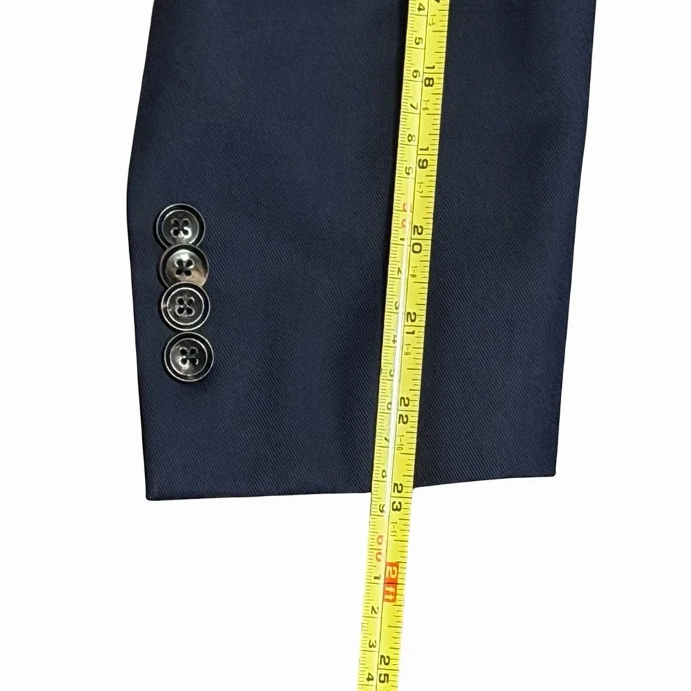 Ted Baker Endurance Jones CT 2 Piece Wool Suit Navy Blue Men's 36S Pants 29 x 30